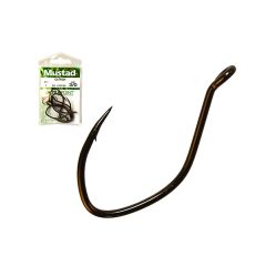 MUSTAD ULTRA NP SINGLE CATFISH, BLACK NICKEL 3/0 8DB/CSOMAG