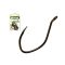 MUSTAD ULTRA NP SINGLE CATFISH, BLACK NICKEL 8/0 4DB/CSOMAG