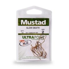 MUSTAD ABERDEEN SLOW DEATH HOOK BR 1 10DB/CSOMAG