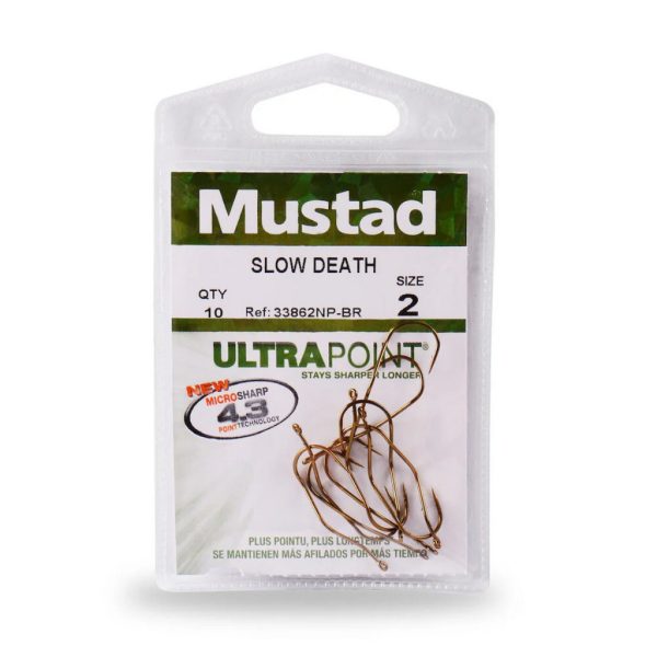 MUSTAD ABERDEEN SLOW DEATH HOOK BR 1 10DB/CSOMAG