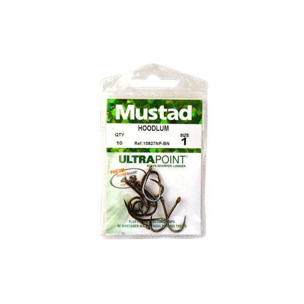 MUSTAD HOODLUM LIVE BAIT HOOK 4 10DB/CSOMAG