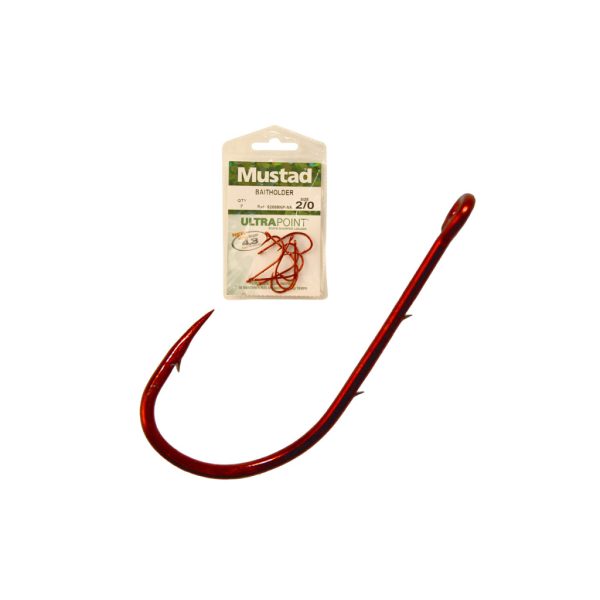 MUSTAD BAITHOLDER HOOKS 4/0 6DB/CSOMAG
