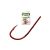 MUSTAD RED BAITHOLDER HOOK 2/0 8DB/CSOMAG