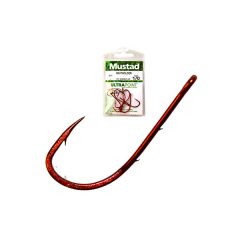 MUSTAD RED BAITHOLDER HOOK 4 14DB/CSOMAG
