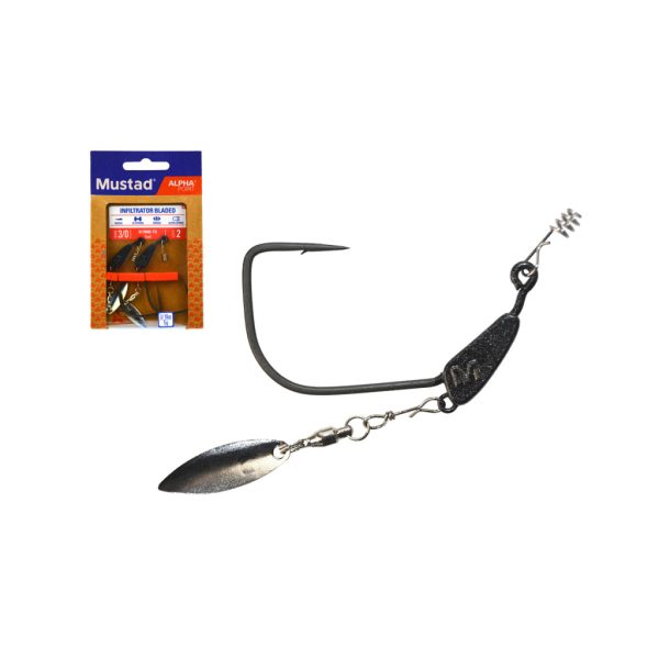 MUSTAD INFILTRATOR BLADE WEIGHTED, 8/0, 10G 2DB/CSOMAG