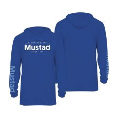 BLUE BRAND LONGSLEEVE UV WITH HOOD - REPREVE+SPANDEX XXXL