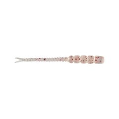   MUSTAD AJI HELLGRAMITE 2'' UV CLEAR RED GLITTER 12DB/CSOMAG
