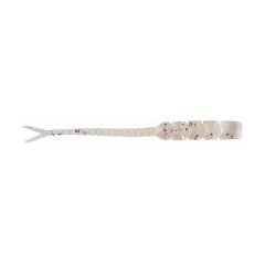   MUSTAD AJI HELLGRAMITE 2'' CLEAR PURPLE GLITTER 12DB/CSOMAG