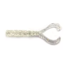   MUSTAD AJI CRAW TAIL 1.7'' CLEAR RAINBOW GLITTER 12DB/CSOMAG