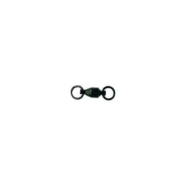 MUSTAD BALL BEARING SWIVEL W/WELDED RING 1 BLACK NICKEL 4DB/CSOMAG