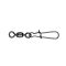 MUSTAD CRANE SWIVEL W/NICE SNAP (SANXUI STYLE) 1 BLACK NICKEL 10DB/CSOMAG