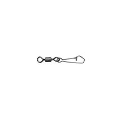   MUSTAD ROLLING SWIVEL ROUND EYE W/HOOK SNAP 10 BLACK NICKEL 10DB/CSOMAG