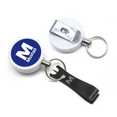   MUSTAD RETRACTOR KIT ECO KIHÚZHATÓ ÖVRE RAKHATÓ KULCSTARTÓ ZSINÓRVÁGÓ CSIPESSZEL