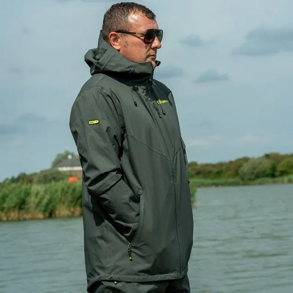 RIDGEMONKEY APEAREL THERMAPRO WATERPROOF SHELL COAT GREEN L