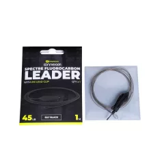   RIDGEMONKEY SPECTRE FLUOROCARBON UNI LEAD CLIP LEADER - CAMO GREEN BOJLIS SZERELÉK