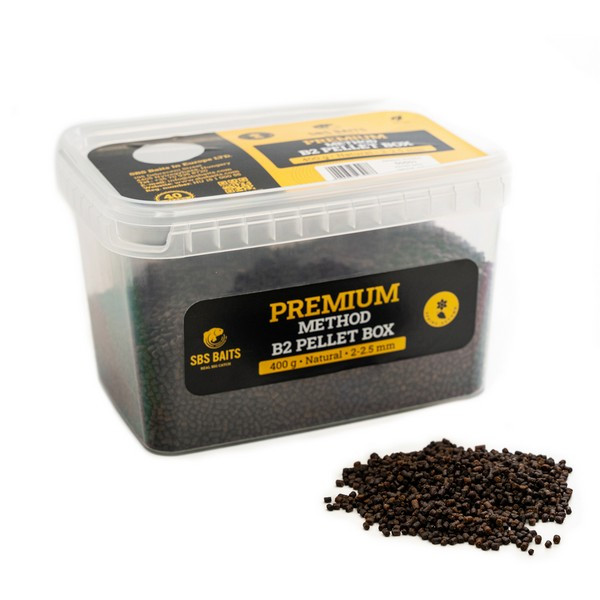 SBS PREMIUM METHOD B2 PELLET BOX (HIDEG VÍZRE) 400 G NATURAL
