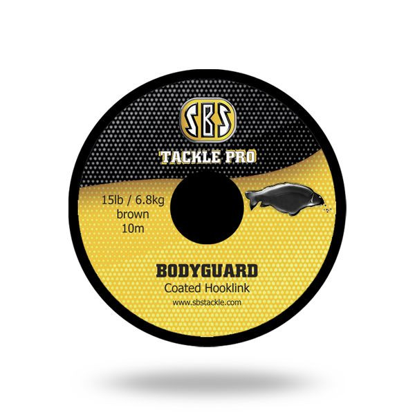 SBS BODYGUARD COATED HOOKLINK-BROWN 25LB (HOROGELŐKE)