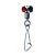 NYTRO CONNEX FEEDER BEAD SWIVEL WITH HOOKED SNAP LARGE