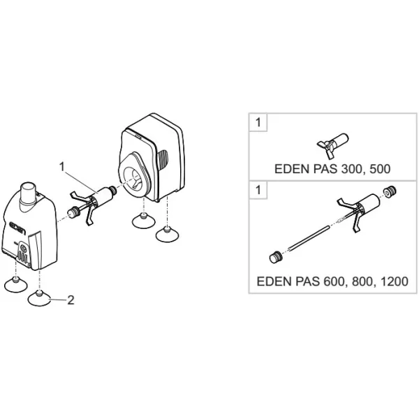 EDEN PAS 500 Akváriumszivattyú 500 liter/óra