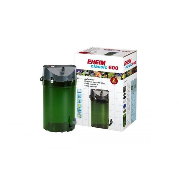 Eheim Classic 600 külső szűrő szivaccsal+dupla csappal 1000l/h 20w
