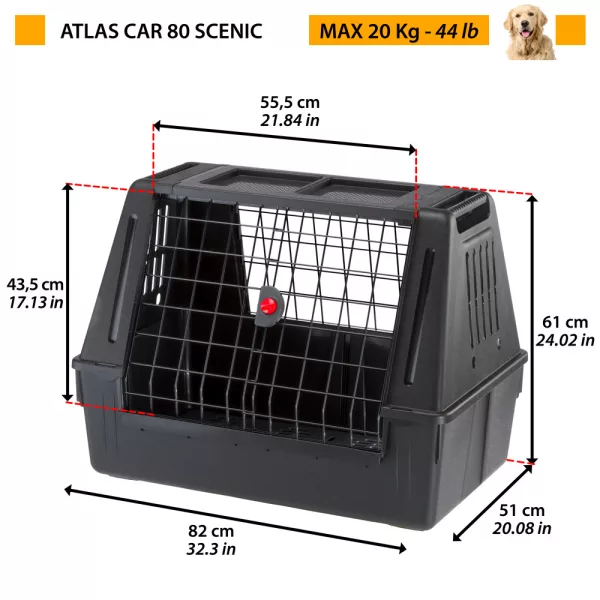 Ferplast ATLAS Car 100 fekete