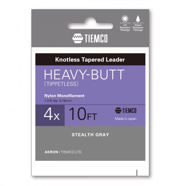 TIEMCO VÉKONYODÓ ELŐKE HEAVY BUTT LEADER 10ft 4X