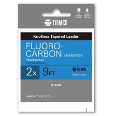  TIEMCO VÉKONYODÓ ELŐKE FLUOROCARBON HI-ENERGY LEADER 9ft 3X