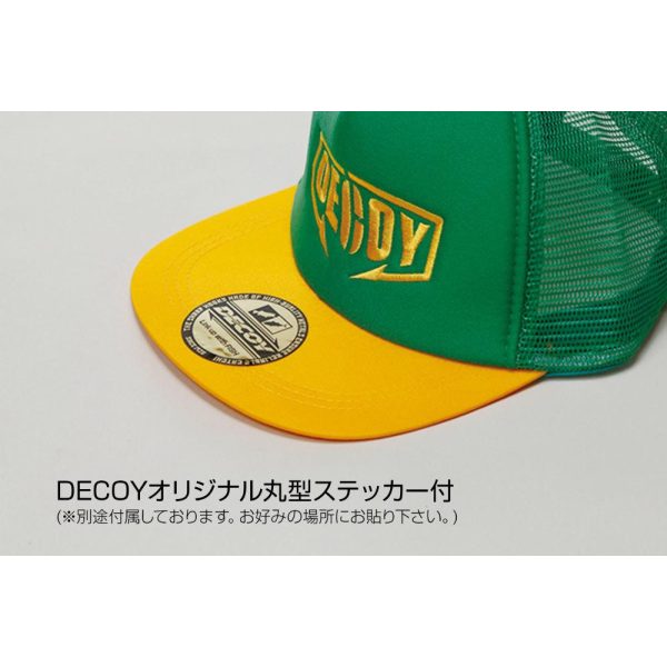 SAPKA DECOY DA-17 FLAT MESH CAP White Black