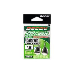 SPINNER BLADE FORGÓVAL DECOY BL-8S COLORADO SILVER 4