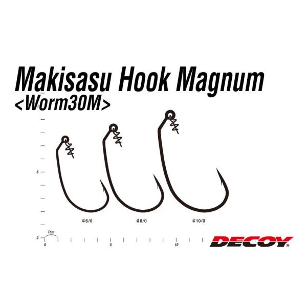 OFFSET HOROG DECOY WORM 30M MAKISAGU MAGNUM 10/0