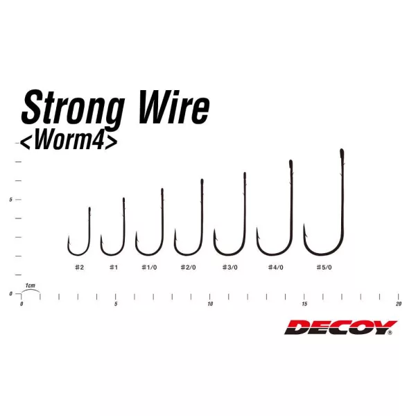 HOROG DECOY WORM 4 STRONG WIRE 1/0