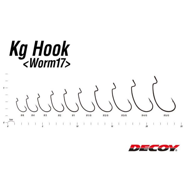 OFFSET HOROG DECOY WORM 17 KG 1/0