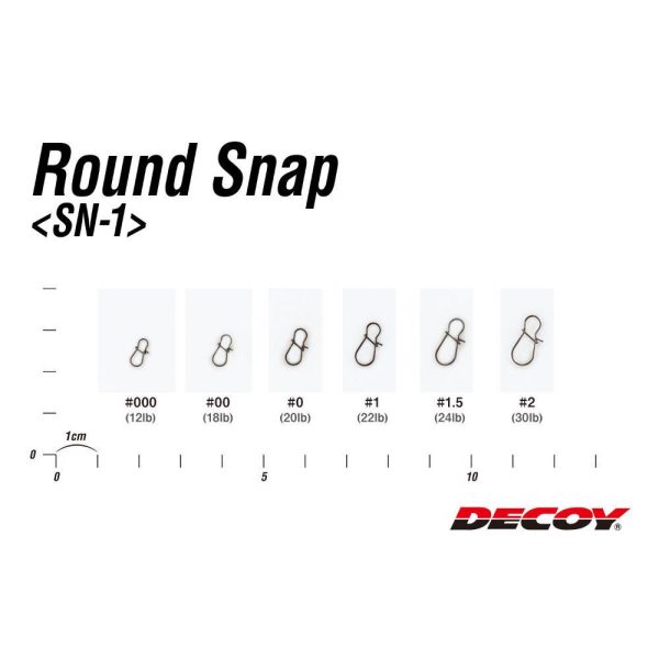 KAPOCS DECOY SN-1 DUOLOCK ROUND SNAP 1 22lbs