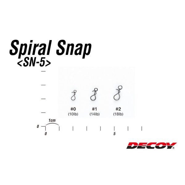 KAPOCS DECOY SN-5 SPIRAL SNAP 2 18lbs