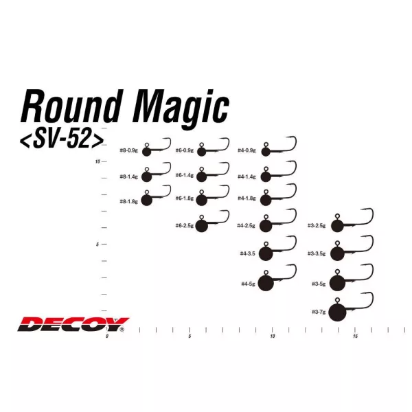 JIG FEJ DECOY SV-52 ROUND MAGIC #6 1.4gr