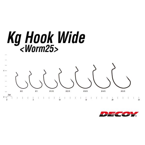 OFFSET HOROG DECOY WORM 25 KG WIDE 4/0