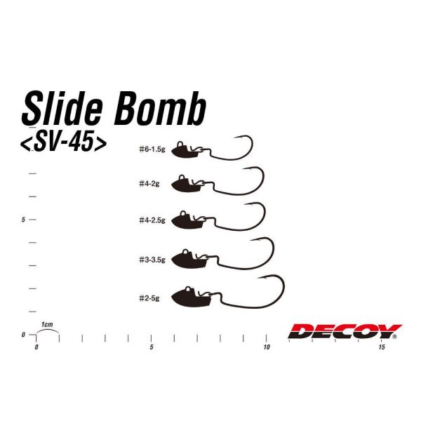 JIG FEJ OFFSET DECOY SV-45 SLIDE BOMB #4 2gr