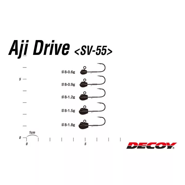 JIG FEJ DECOY SV-55 AJI DRIVE #8 1.2gr