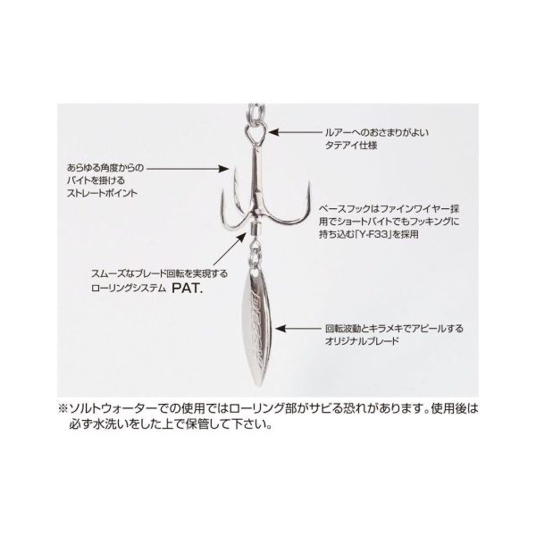 HÁRMAS HOROG DECOY SPINNER BLADE Y-F33BT #4