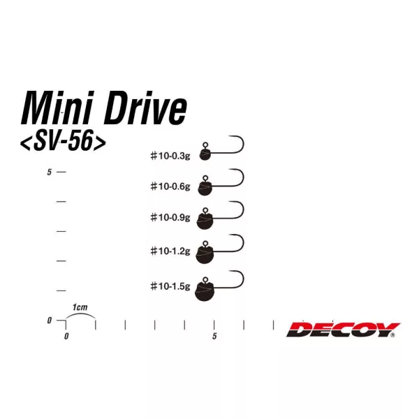 JIG FEJ DECOY SV-56 MINI DRIVE #10 0.3gr