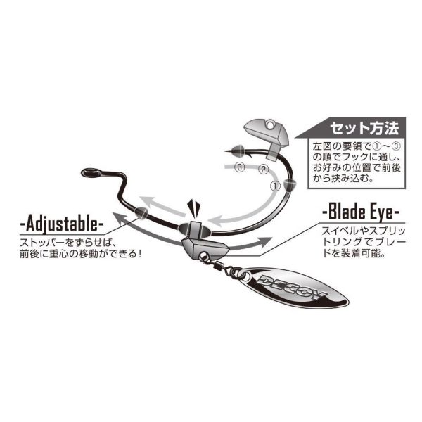 ÓLOM OFFSET DECOY DS-12 SLIDE WEIGHT 1.8gr