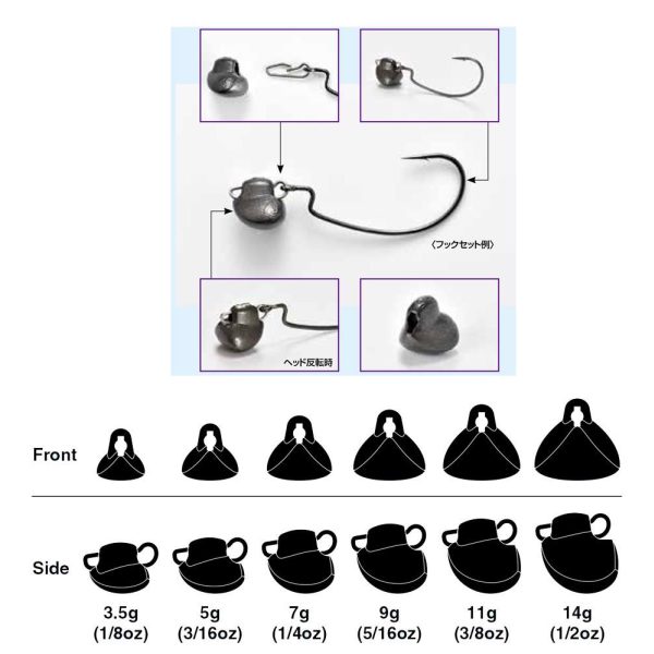 JIG FEJ ÓLOM DECOY DS-13 SWITCH HEAD 5gr