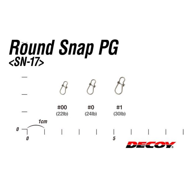 KAPOCS DECOY SN-17 ROUND SNAP PG POWER GRIP #1 30lbs