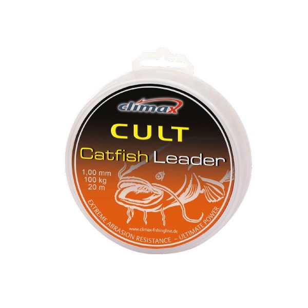 CLIMAX CULT CATFISH HAVY BRAID LEADER 20m 1.00mm 100kg Grey