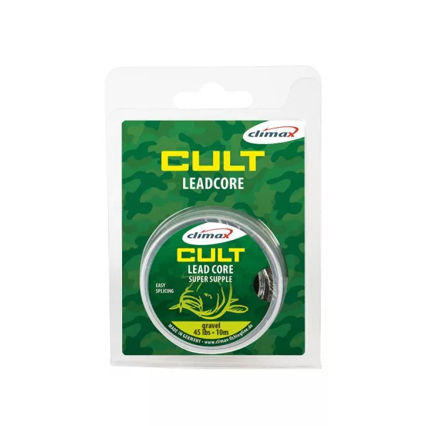 CLIMAX CULT CARP LEADCORE 10m 25lb Weed
