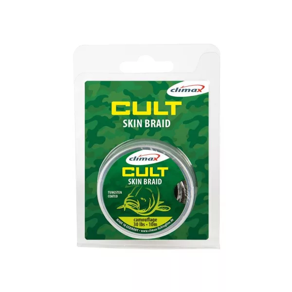 CLIMAX CULT CARP SKIN BRAID 15m 30lb Camou Brown