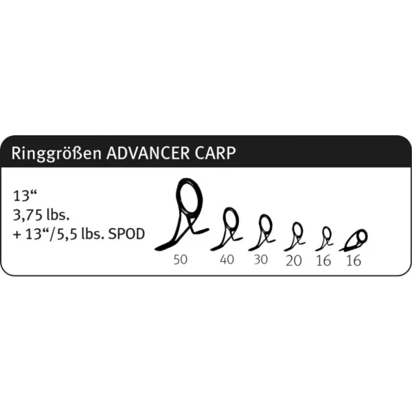 SPORTEX ADVANCER CS-2 CRAP SPOD 13FT 3.96M 5.50lbs