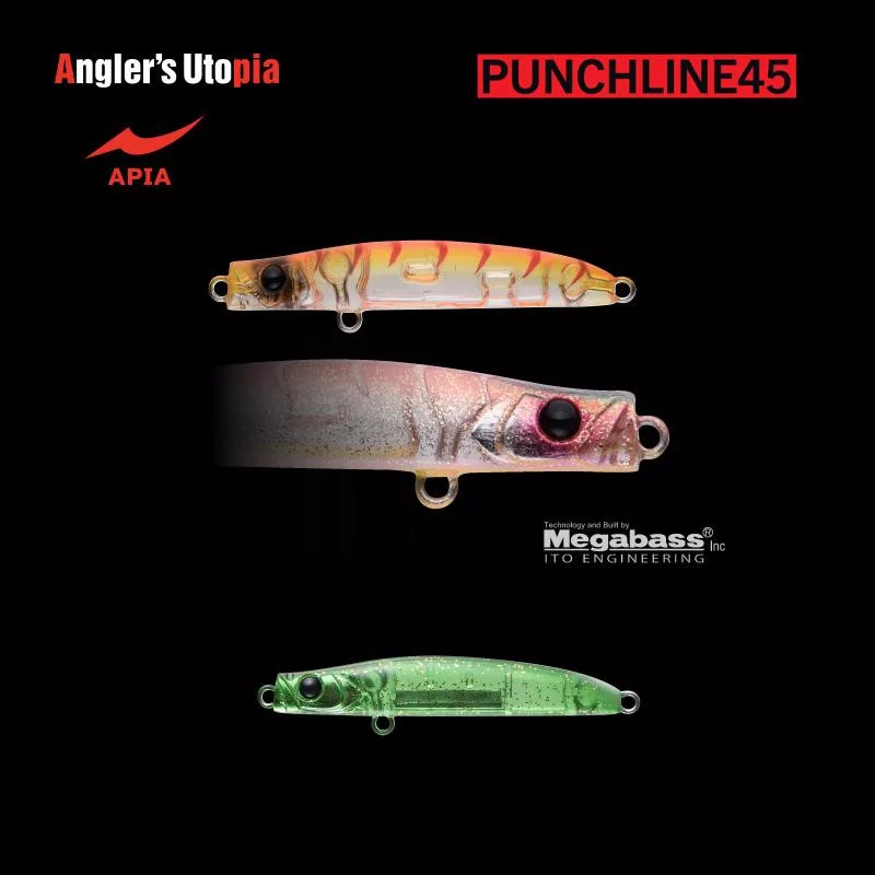 Leurre De Surface Apia Punch Line 45 – 07 – 45mm 3.4g – Pêche Mer – Neuf