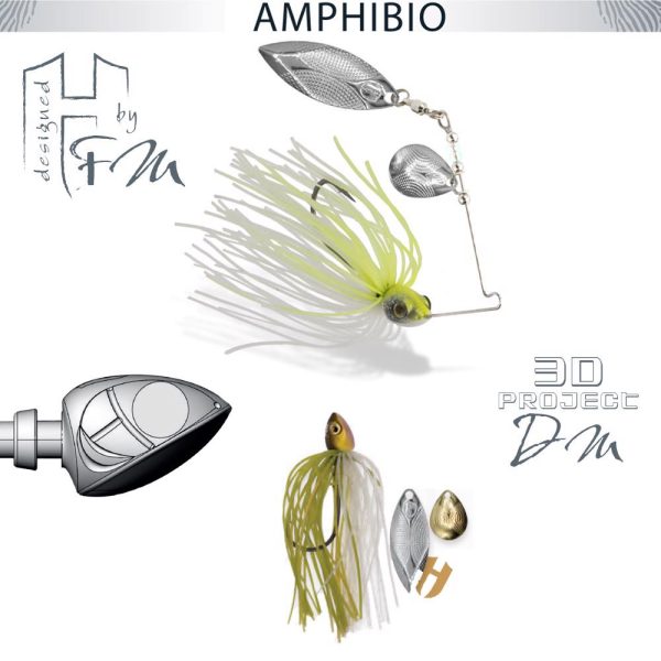 SPINNERBAIT AMPHIBIO TANDEM 1/4oz 7gr Ayu