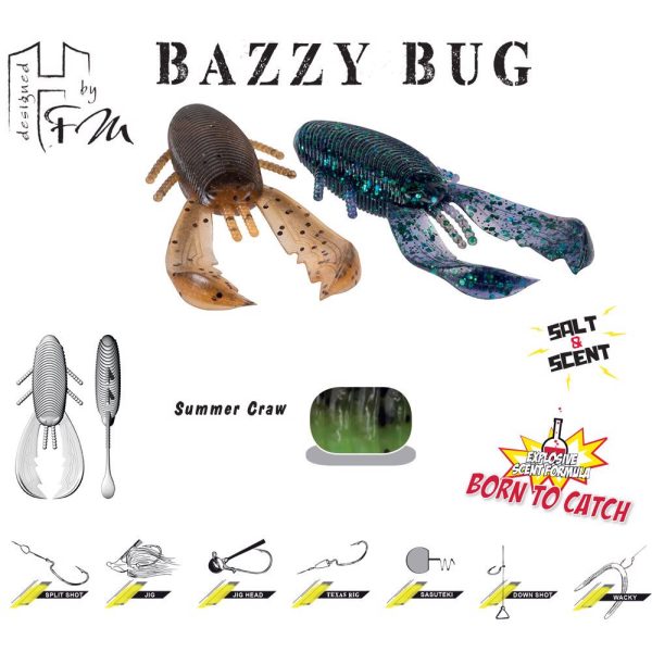 BAZZY BUG 3.2" 8cm Sumer Craw